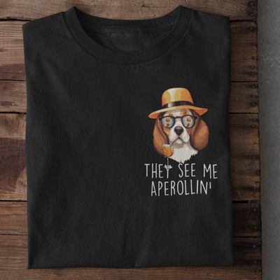 THEY SEE ME APEROLLIN DOG  - Organic Oversized Shirt ST/ST