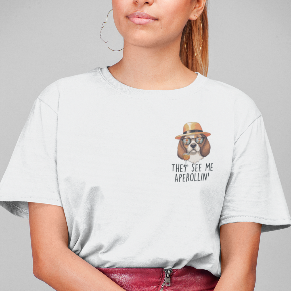 THEY SEE ME APEROLLIN DOG  - Organic Oversized Shirt ST/ST