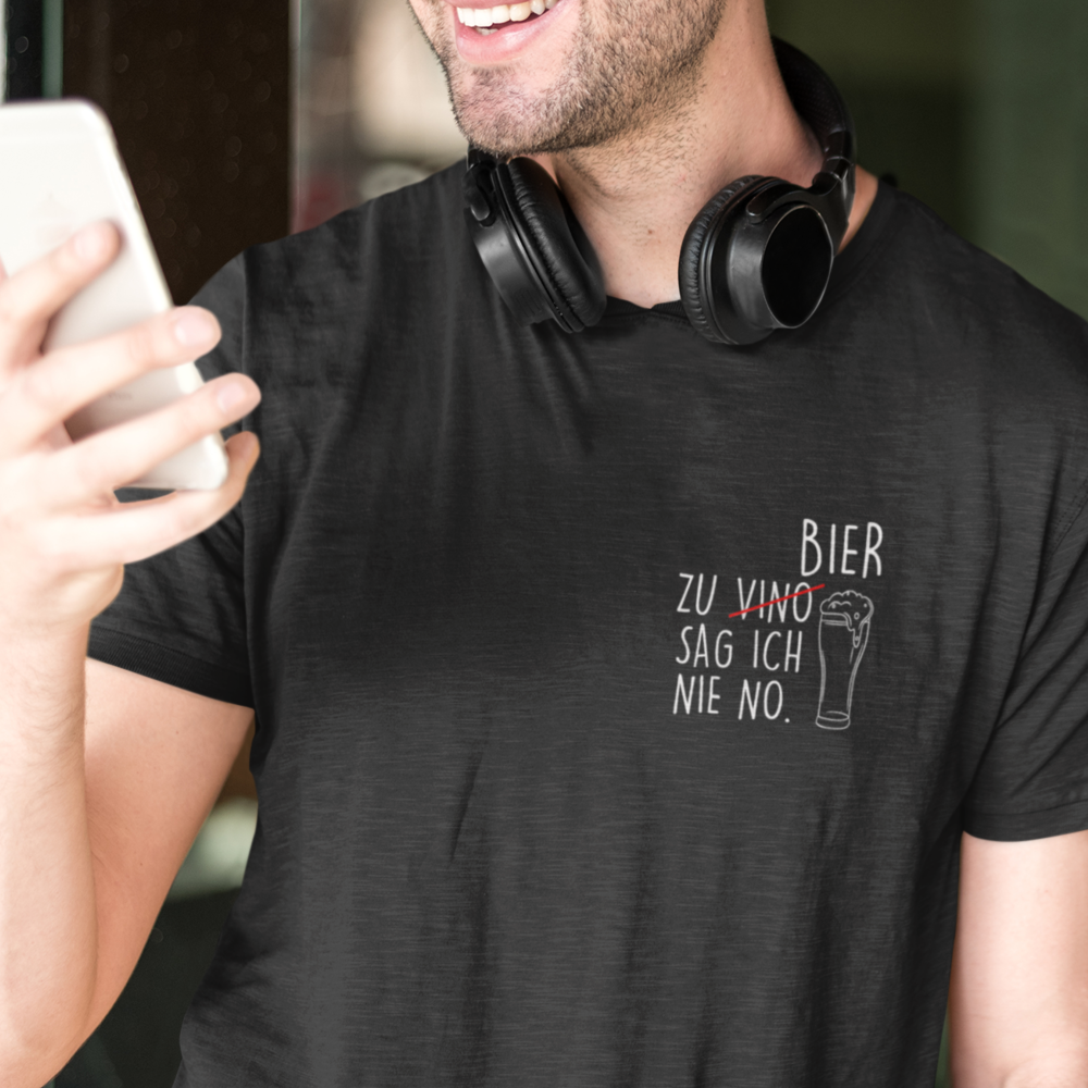Zu Bier sag ich nie no  - Herren Shirt