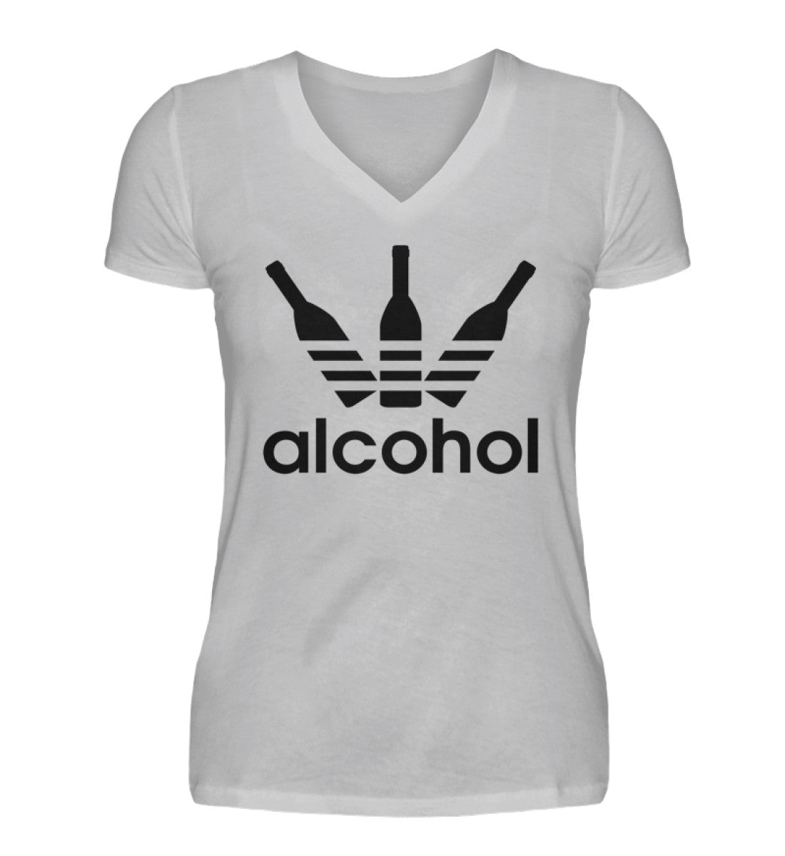 Alcohol  - V-Neck Damenshirt