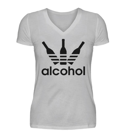 Alcohol  - V-Neck Damenshirt