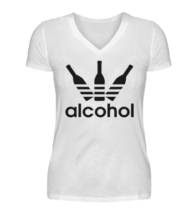 Alcohol  - V-Neck Damenshirt