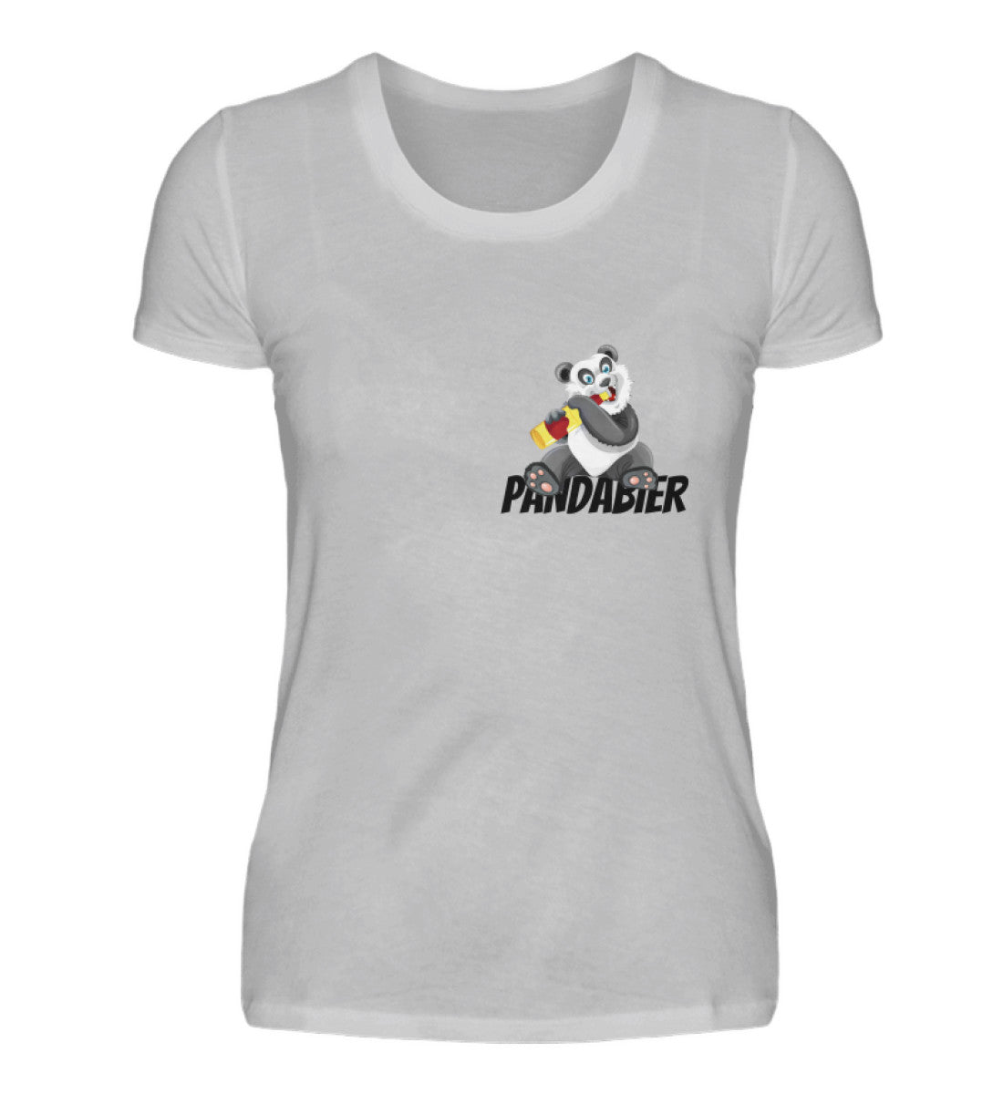 Pandabier  -  Damenshirt (100% Baumwolle)