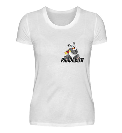 Pandabier  -  Damenshirt (100% Baumwolle)