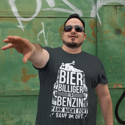 Sauf im Ort  - Herren Shirt