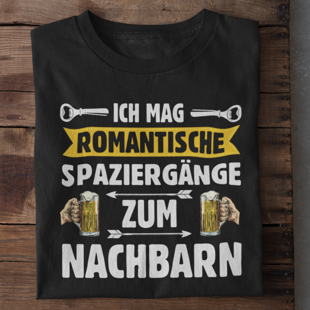 Romantisch Bier  - Damenshirt (100% Baumwolle)