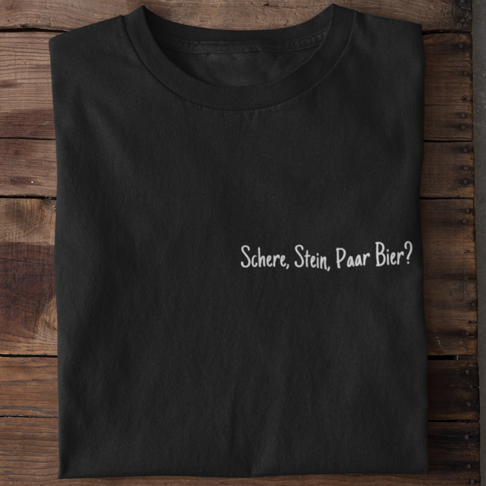 Schere, Stein, paar Bier?  - Herren Shirt