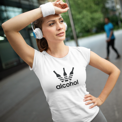 Alcohol  -  Damenshirt (100% Baumwolle)
