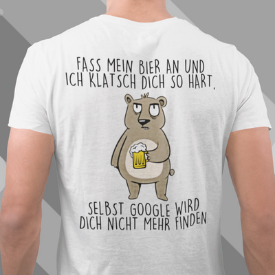 Fass mein Bier an Google Edition (BACK/RÜCKEN)  - Herren Shirt