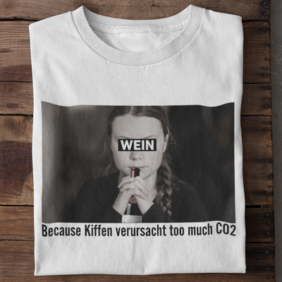 Wein because  - Herren Shirt