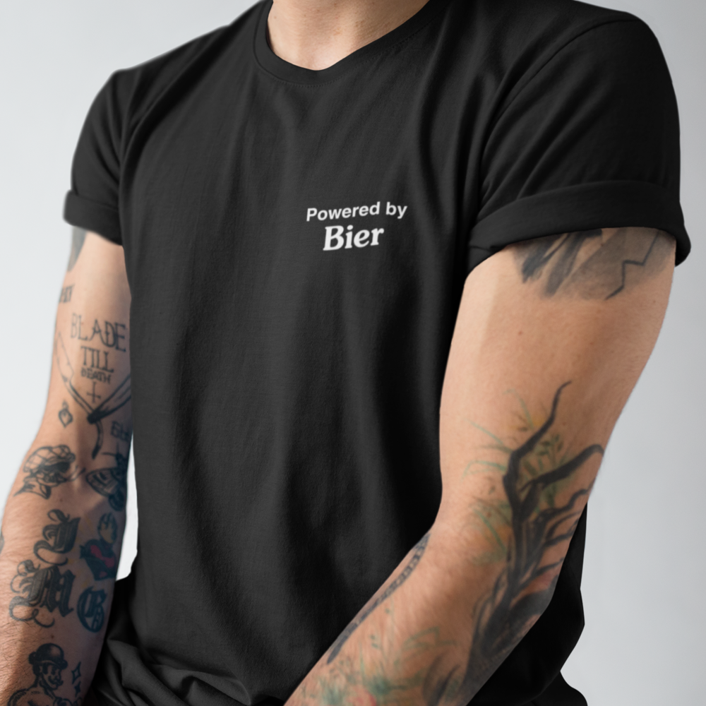 Powered by Bier  - Herren Shirt