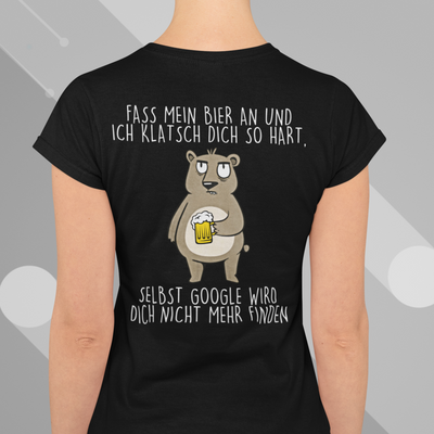 Fass mein Bier an Google Edition (BACK/RÜCKEN)  - Damenshirt