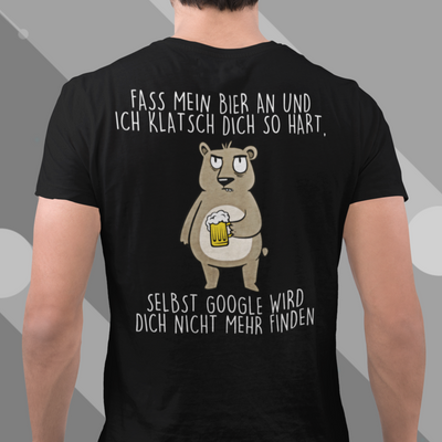 Fass mein Bier an Google Edition (BACK/RÜCKEN)  - Herren Shirt