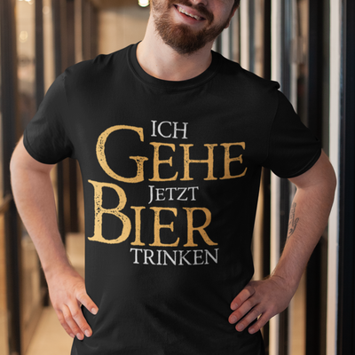 Bier trinken  - Herren Shirt
