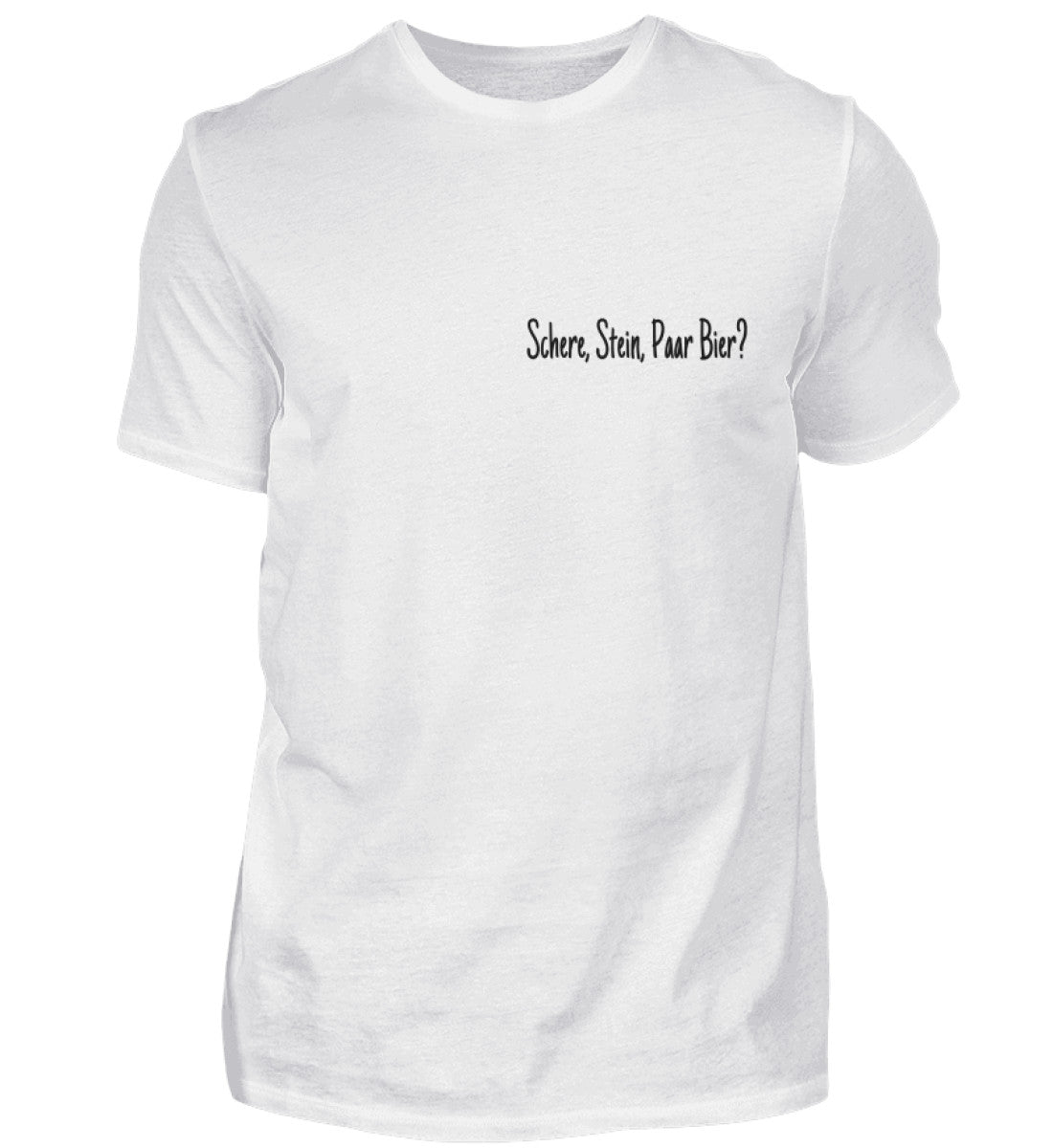 Schere, Stein, paar Bier?  - Herren Shirt