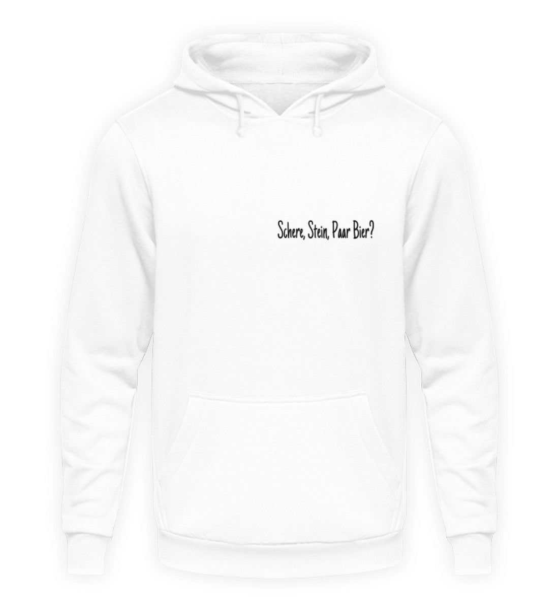 Schere, Stein, paar Bier?  - Unisex Hoodie